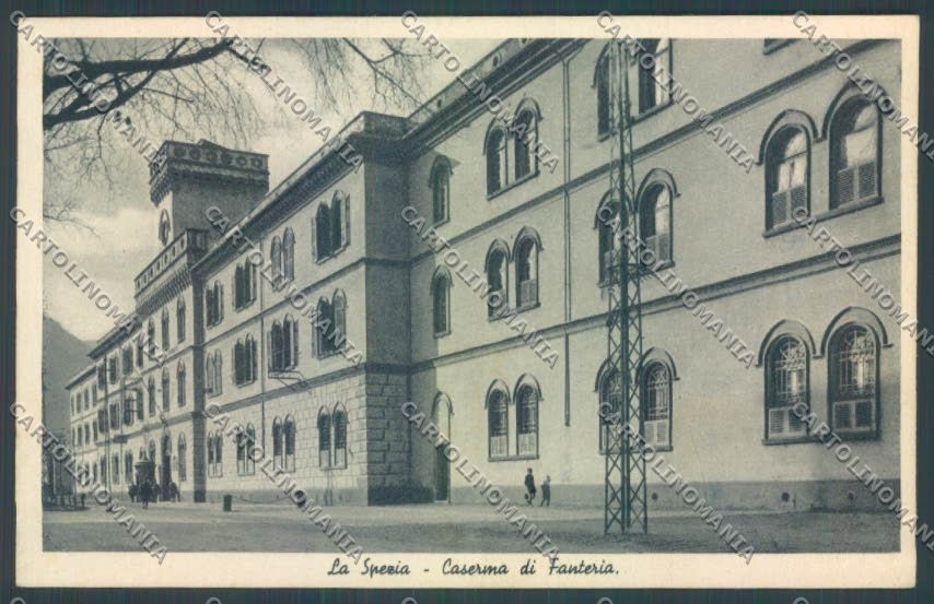 La Spezia Città Caserma Fanteria cartolina ZT6916 – fronte