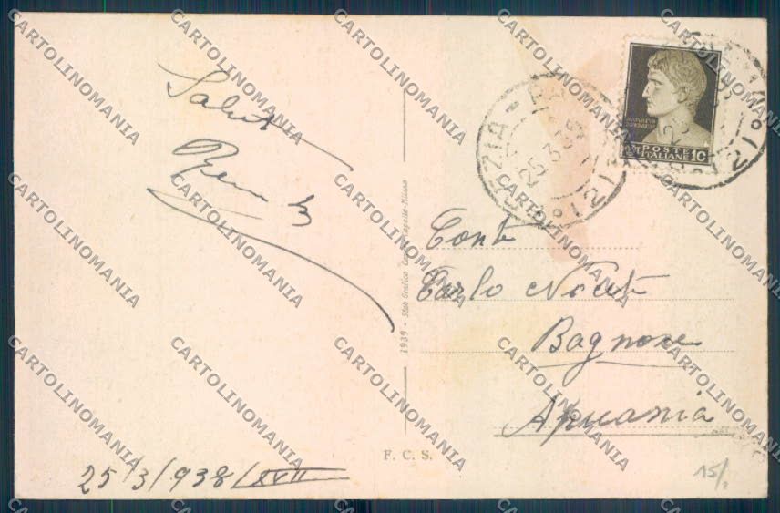 La Spezia Città Caserma Fanteria cartolina ZT6916 – retro