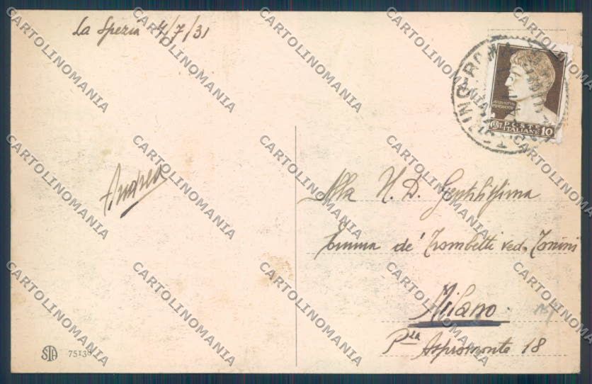 La Spezia Città cartolina ZT6926 – retro