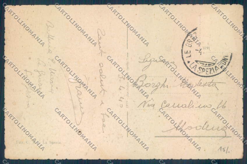 La Spezia Città cartolina ZT6930 – retro