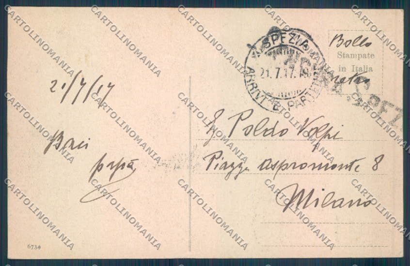 La Spezia Città cartolina ZT6936 – retro