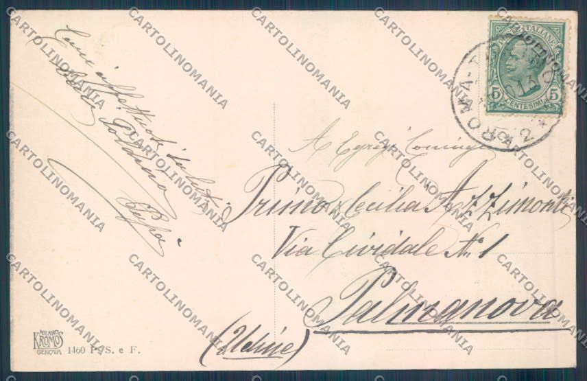 La Spezia Città Garibaldi cartolina ZT6943 – retro