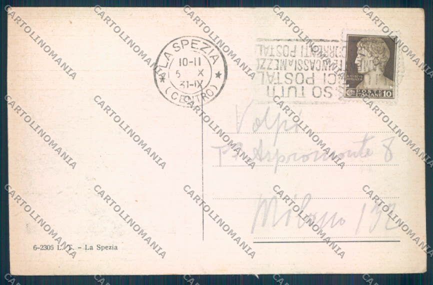 La Spezia Città cartolina ZT6946 – retro