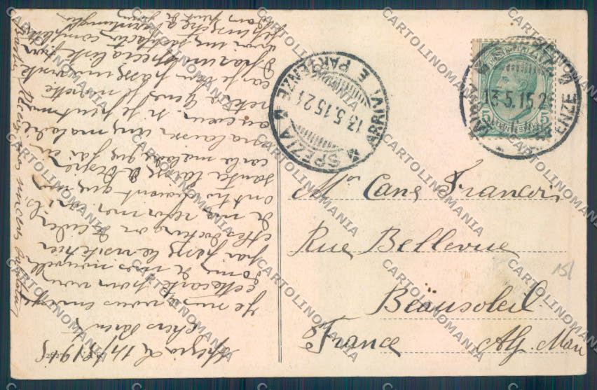 La Spezia Città cartolina ZT6951 – retro