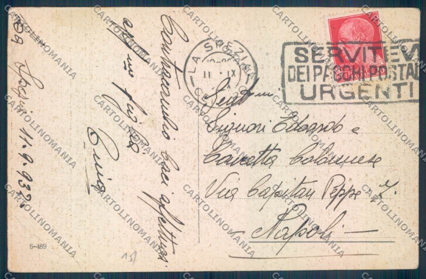 La Spezia Città PIEGHINE cartolina ZT6958 – retro