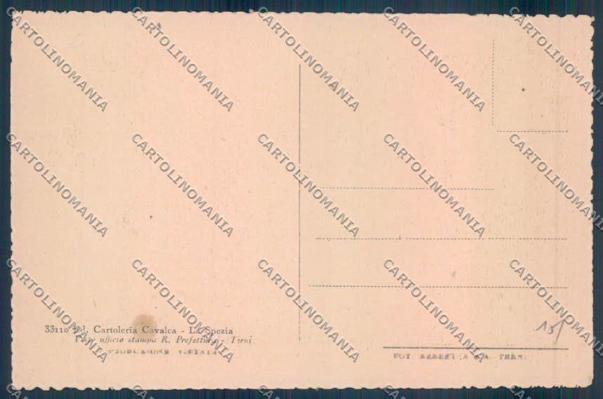 La Spezia Città cartolina ZT6964 – retro