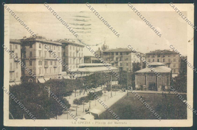 La Spezia Città Tram PIEGHE cartolina ZT6971 – fronte