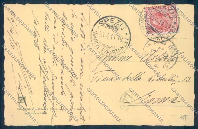La Spezia Città cartolina ZT6980 – retro