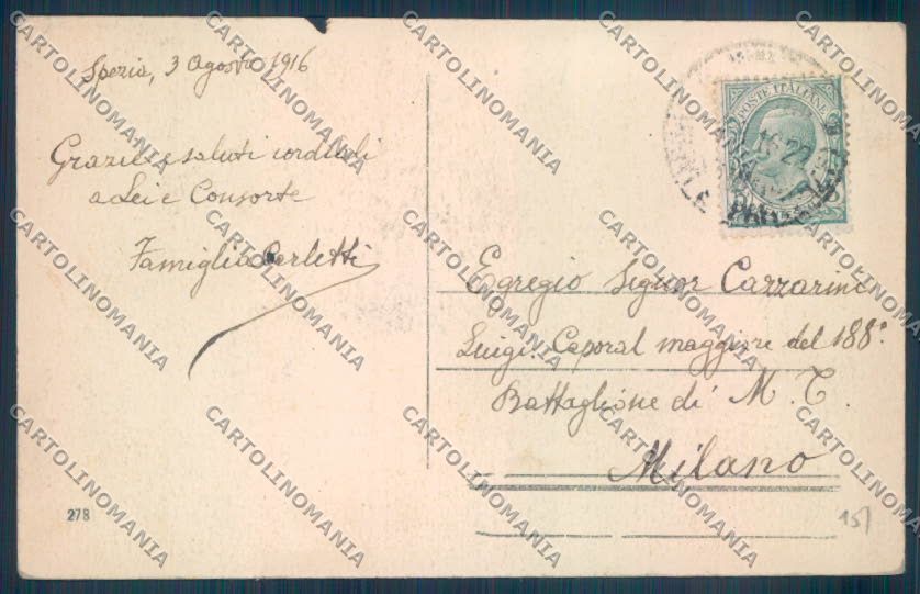 La Spezia Città Arsenale cartolina ZT6981 – retro