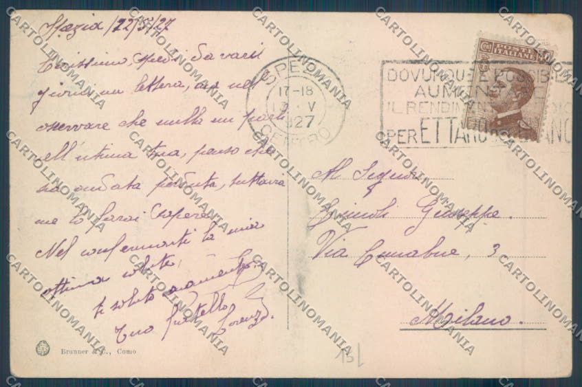 La Spezia Città cartolina ZT6982 – retro