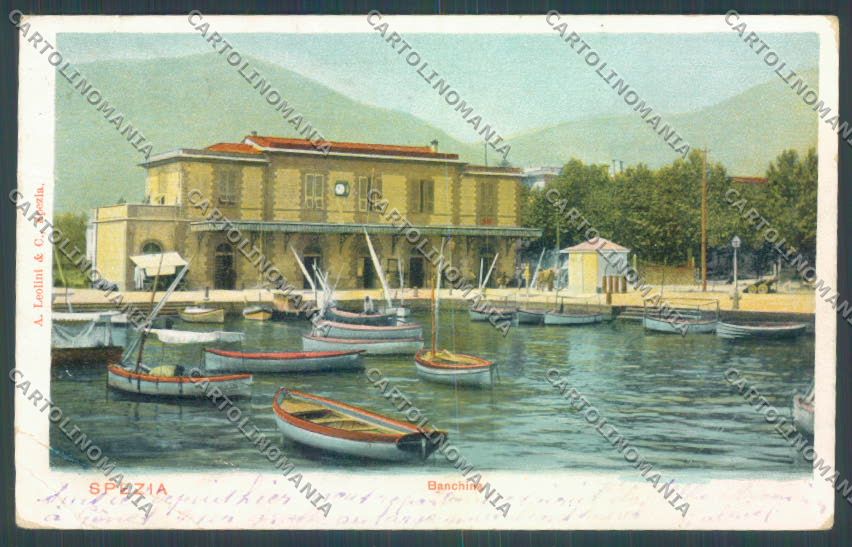 La Spezia Città PIEGHE cartolina ZT6988 – fronte