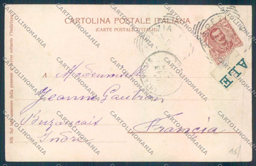 La Spezia Città PIEGHE cartolina ZT6988 – retro