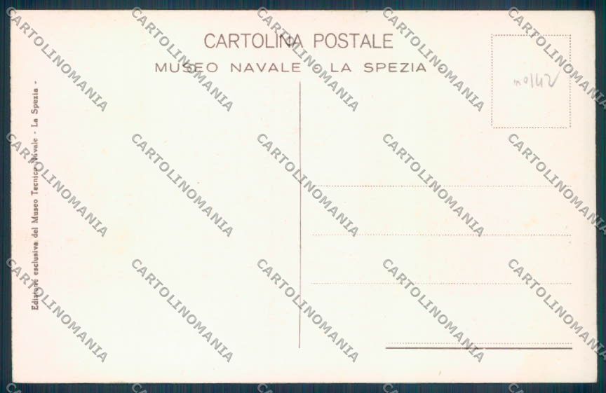 La Spezia Città Museo Navale Battello Somalo cartolina ZT7007 – retro