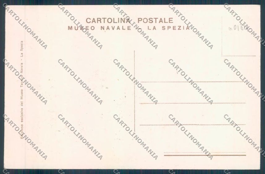 La Spezia Città Museo Navale cartolina ZT7014 – retro
