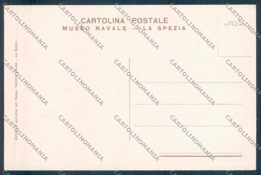 La Spezia Città Museo Navale cartolina ZT7016 – retro