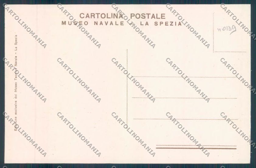 La Spezia Città Museo Navale cartolina ZT7017 – retro