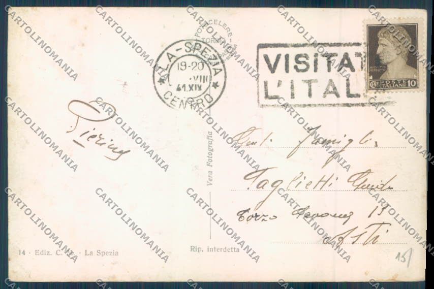 La Spezia Città Foto cartolina ZT7027 – retro
