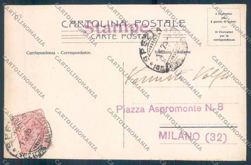 La Spezia Città cartolina ZT7038 – retro