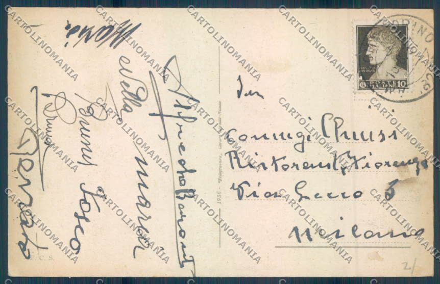 La Spezia Città cartolina ZT7040 – retro