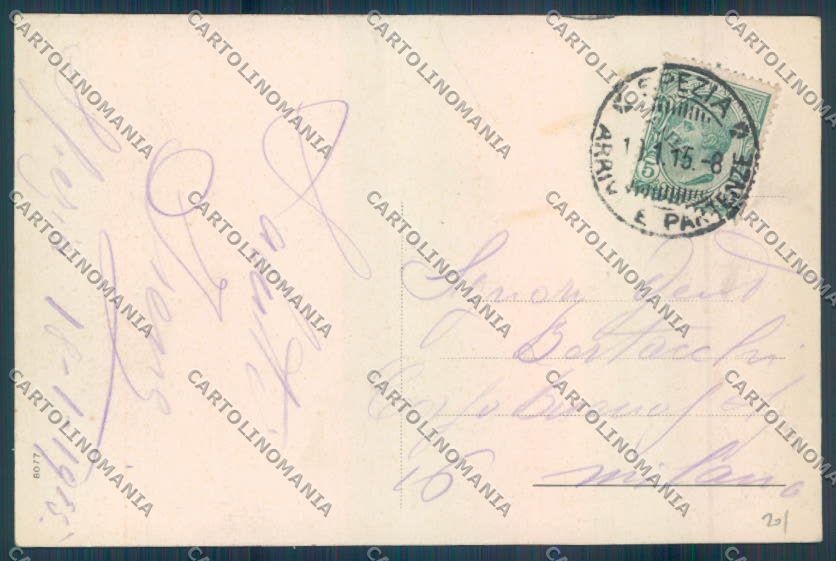 La Spezia Città cartolina ZT7041 – retro