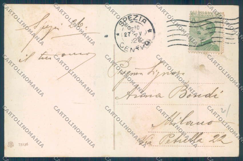 La Spezia Città cartolina ZT7042 – retro