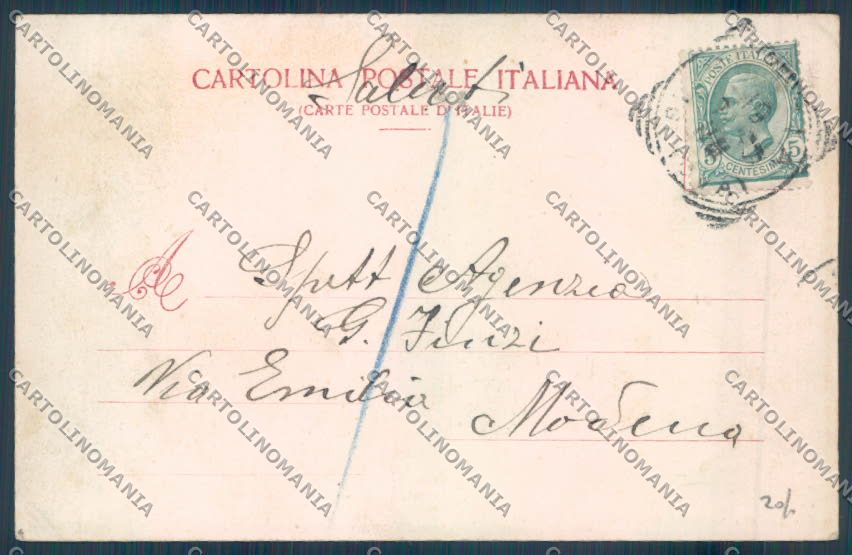 La Spezia Città SCOLLATA cartolina ZT7048 – retro