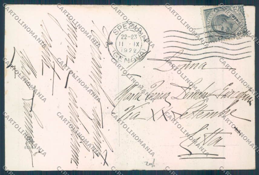 La Spezia Città cartolina ZT7052 – retro