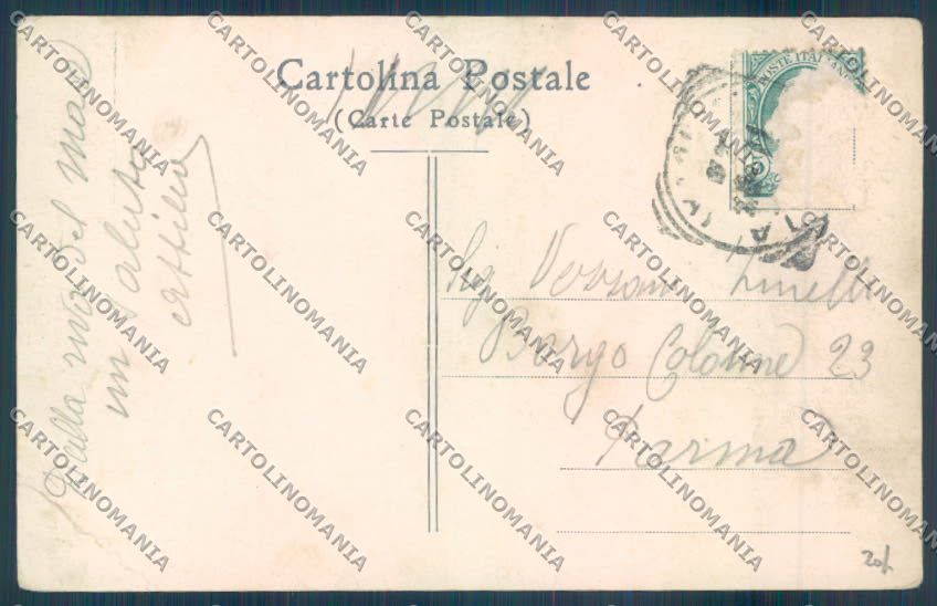 La Spezia Città PIEGA cartolina ZT7054 – retro