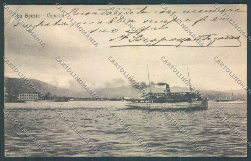 La Spezia Città PIEGA cartolina ZT7070 – fronte