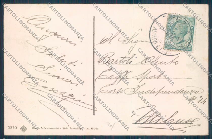 La Spezia Città cartolina ZT7084 – retro