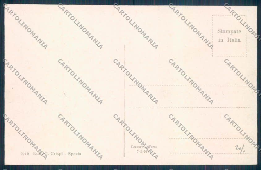 La Spezia Città Stazione cartolina ZT7091 – retro