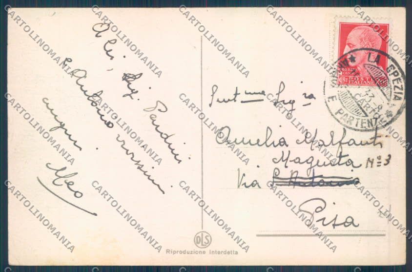 La Spezia Città cartolina ZT7095 – retro