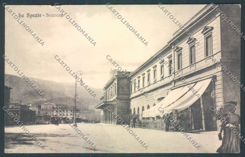 La Spezia Città Stazione cartolina ZT7100 – fronte