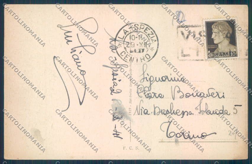 La Spezia Città cartolina ZT7101 – retro