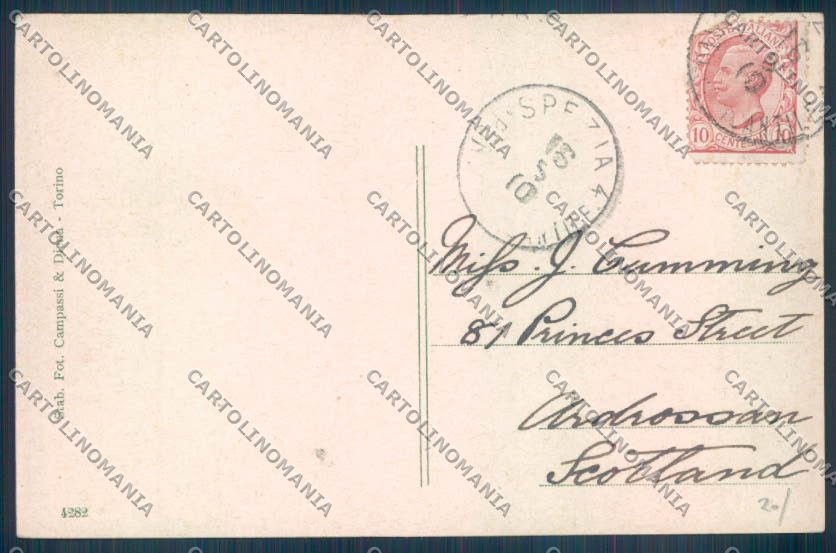 La Spezia Città cartolina ZT7110 – retro