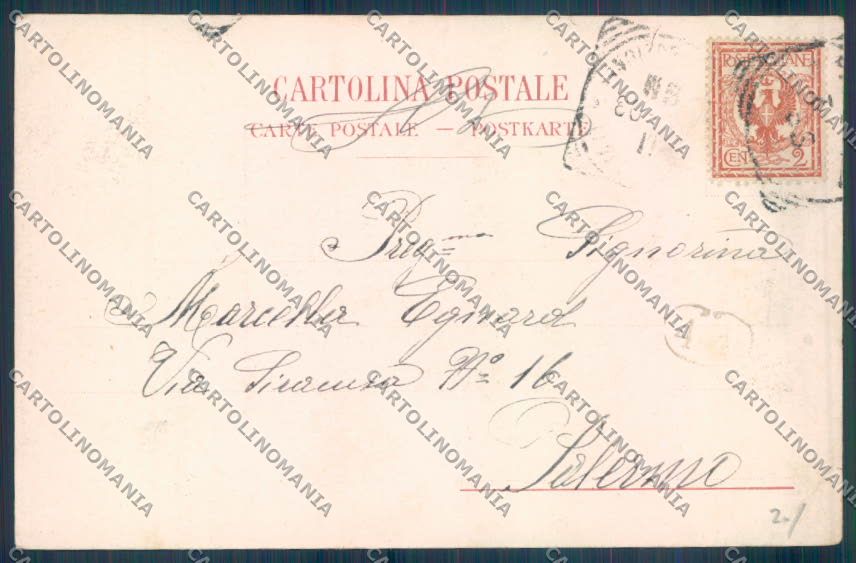 La Spezia Città PIEGHINE cartolina ZT7113 – retro