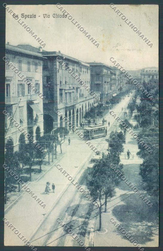 La Spezia Città Tram FORI cartolina ZT7122 – fronte