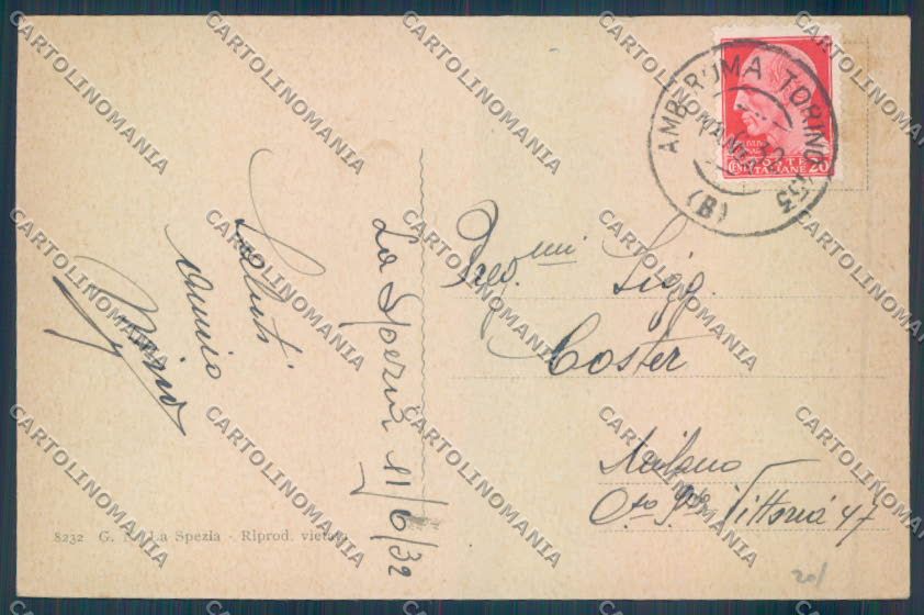 La Spezia Città cartolina ZT7123 – retro