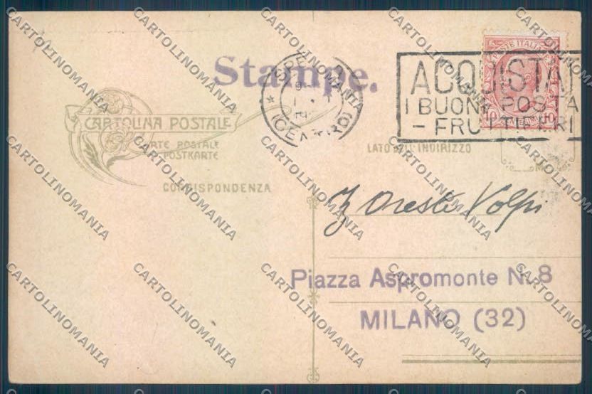 La Spezia Città ABRASA PIEGHINA cartolina ZT7125 – retro