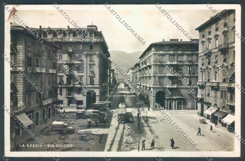 La Spezia Città Tram Foto cartolina ZT7133 – fronte