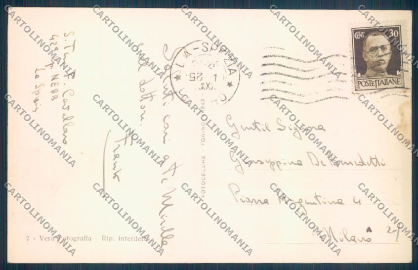 La Spezia Città Foto cartolina ZT7137 – retro