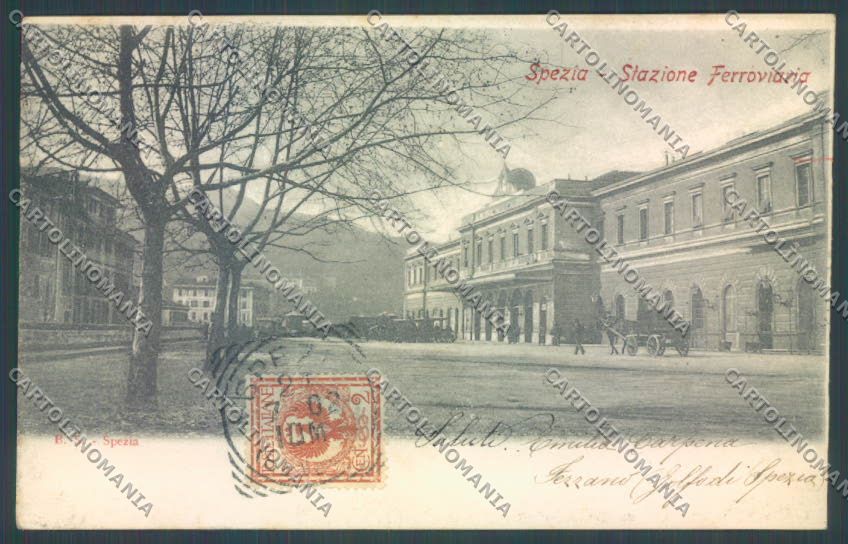 La Spezia Città Stazione cartolina ZT7147 – fronte