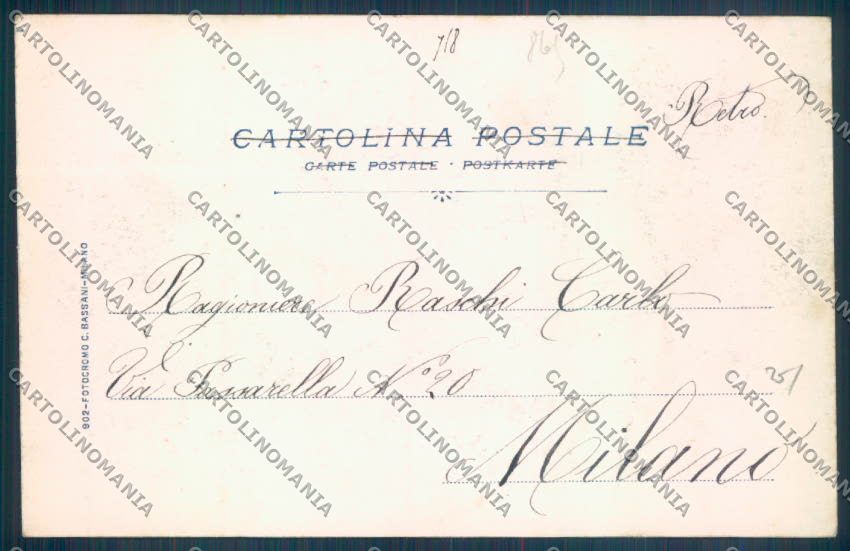 La Spezia Città Stazione cartolina ZT7147 – retro
