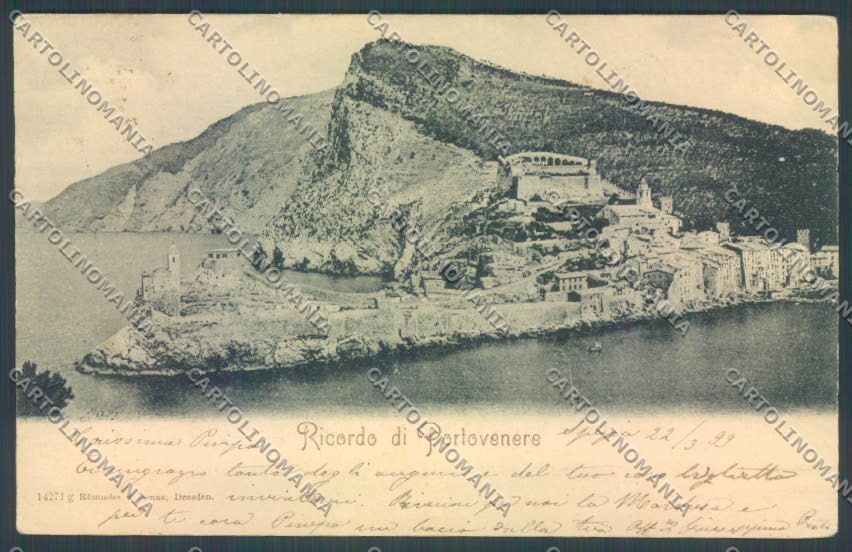 La Spezia Portovenere cartolina ZT7177 – fronte
