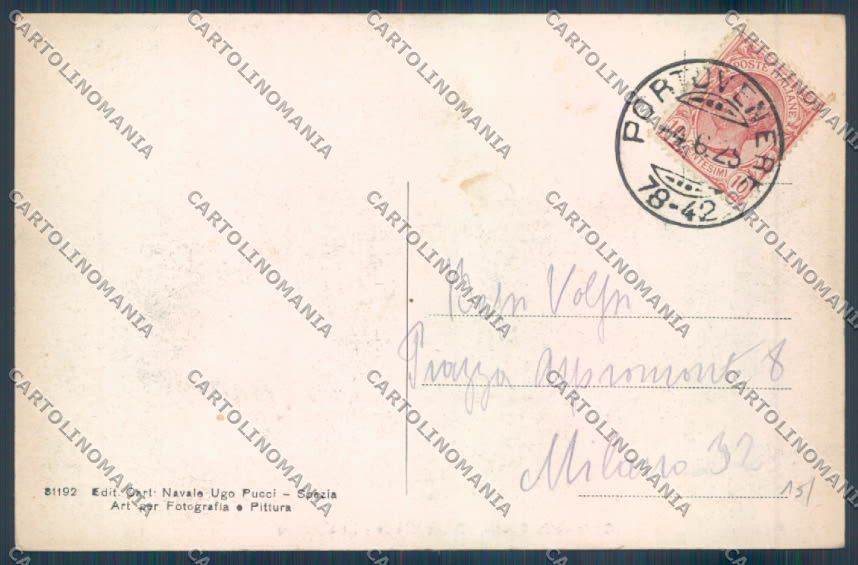 La Spezia Portovenere cartolina ZT7186 – retro