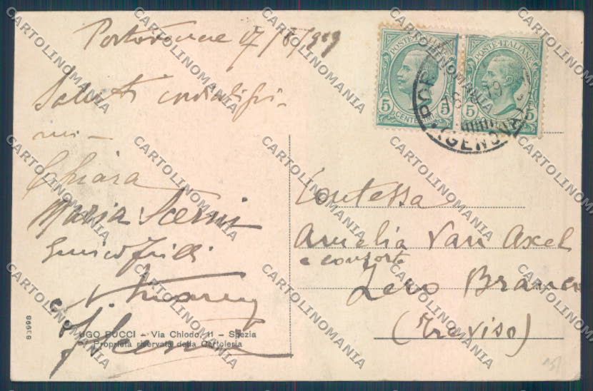 La Spezia Portovenere SCOLLATA cartolina ZT7193 – retro