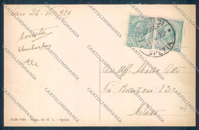 La Spezia Lerici cartolina ZT7237 – retro