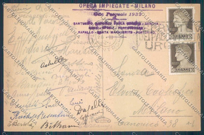 La Spezia Lerici cartolina ZT7239 – retro