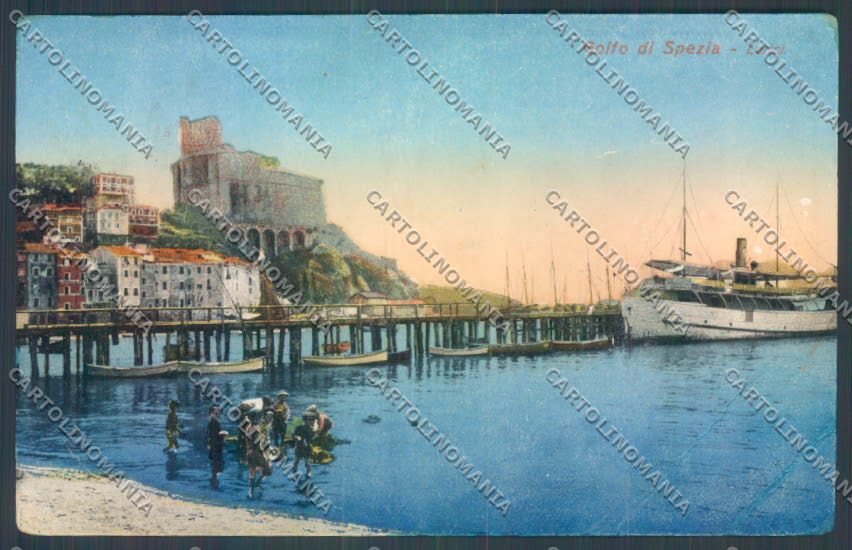 La Spezia Lerici PIEGA cartolina ZT7242 – fronte