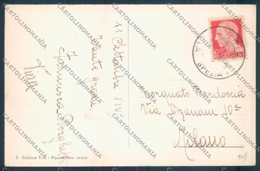 La Spezia Lerici cartolina ZT7245 – retro